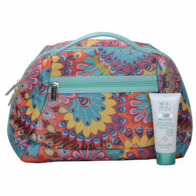 Large Travel Clutch Cosmetic Pouch with A Handle
